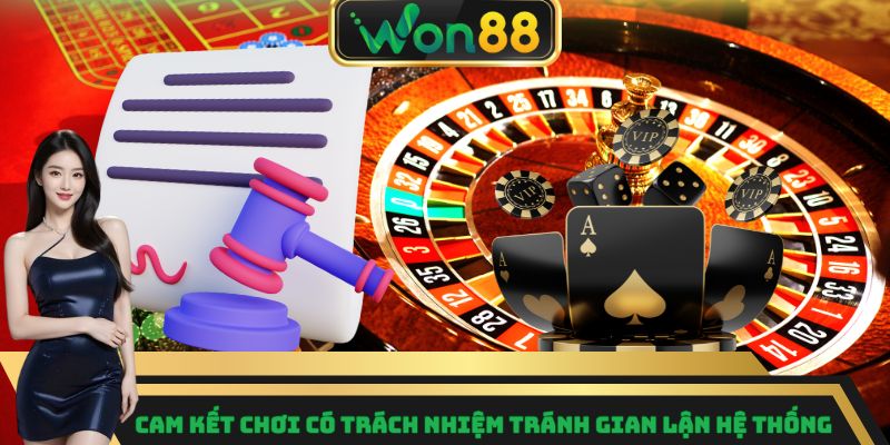 Cam kết chơi có trách nhiệm tránh gian lận hệ thống