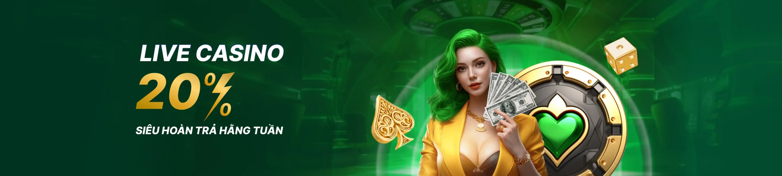 Hoàn trả Live casino 20% tại nhà cái won88